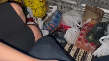 Zeus718's Public Roadside Blowout with Teen (18+) Latina