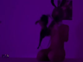 Eikoins in Bunny Cosplay Teases with Blowjob and Creampie