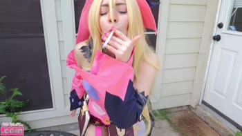 Mila Rose's Smoking Hot Cosplay Lap Dance