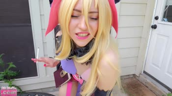 Mila Rose's Smoking Hot Cosplay Lap Dance