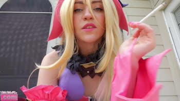 Mila Rose's Smoking Hot Cosplay Lap Dance