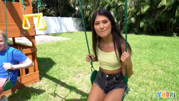 Teen (18+) Charlotte's Tattooed Teen (18+) Temptation: Backyard Blowjob, Cowgirl Ride & Rough Sex