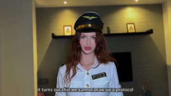 LinaMigurtt's Police Rendezvous: Blonde Teen (18+) Gets Hard Fucked in Doggystyle