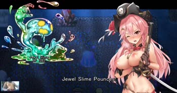 Slimegirl's Intense Orgasm: Monster Girl Cock Action