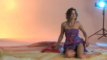 Hazel's Sensual Display of Natural Beauty Unfolds