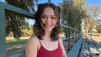 Wildwood Teen (18+) Brunette Gracie Gates in Raunchy Outdoor POV