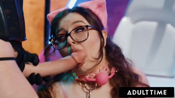 Serene Siren's Monster Cock Meets Leana Lovings' Futa Fury