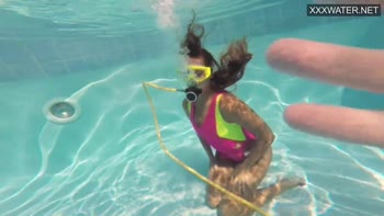 Irina's Underwater Sensation: Russian Teen (18+) Masturbates in the Nude