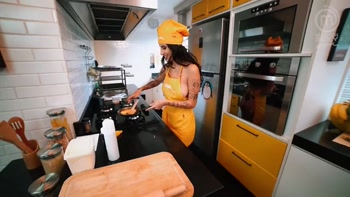 Hot lesbian Latinas cooking - Part 2 - SFW