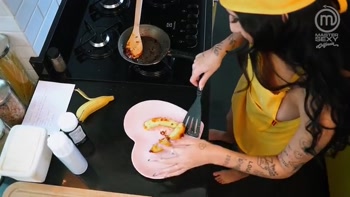 Hot lesbian Latinas cooking - Part 2 - SFW
