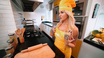 Hot lesbian Latinas cooking - Part 2 - SFW