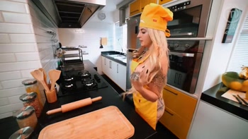 Hot lesbian Latinas cooking - Part 2 - SFW