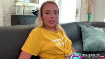 Hot Sister Fucks Big Dick stepBrother to Keep Secret
