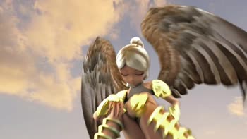Meet Angel, Blonde Beauty Behind Anime's Hentai Fighter