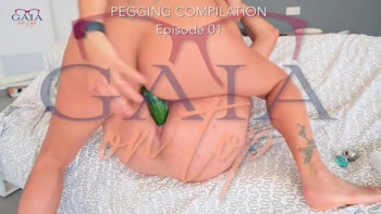Sara Diamante's Massive Dildo Pegging Frenzy - Huge Ass Destruction Unleashed