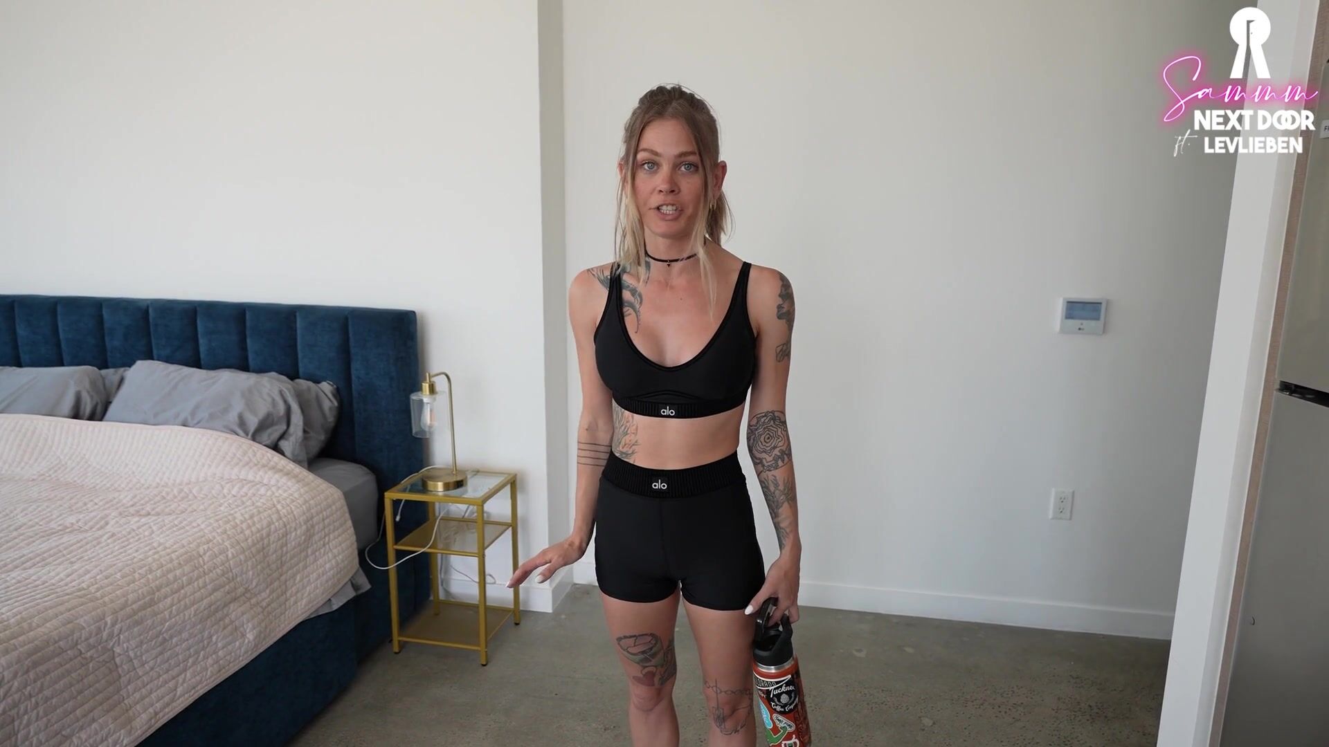 From Squats to Squirts Roommate Workout gone Wild - Lev Lieben x Sammm next Door