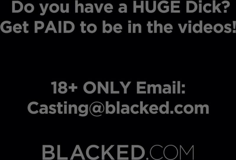 BLACKEDRAW Cute Blonde River Gets Piped down by Huge BBC