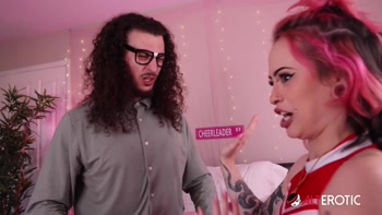 Adonis Breeds Unleashes Passion with Tattooed Redhead Cheerleader Maya