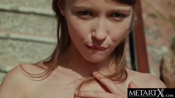 Mila Azul's Stunning Masturbation Scene: Big Tits in Full Swing