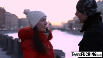 Teen (18+) Brunette's Insatiable Ass Craves Hardcore Anal