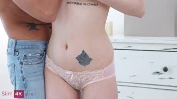 Lia Morano - Huge cumshot for a barely puss