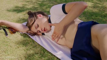 Elizabeth T's Solo Outdoor Adventure: Big Toys & Real Masturbation