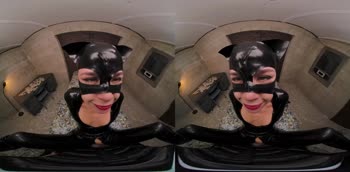 Kylie Rocket's Feline Frenzy: A Bat-tastic Catwoman VR Parody