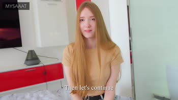 Mysaaat's Stepsister Seduction: Truth or Dare Leads to Cum on Pussy