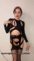 Naomi_WD's Cosplay Strip Tease: A Brunette Beauty Unveils