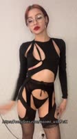 Naomi_WD's Cosplay Strip Tease: A Brunette Beauty Unveils