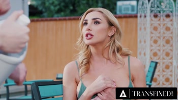 Transgenders Shiri Allwood & Kenzie Anne Share Cis Woman in Sizzling Threesome