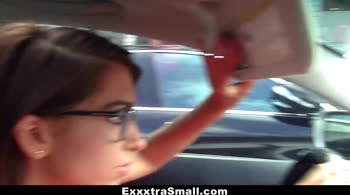 ExxxtraSmall - Small-Frame Babe Fucks the Parking Attendant