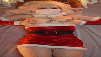 Christmas Cum Overflow: Destroyed by My Monster Dildo [Vertical Version Reupload]