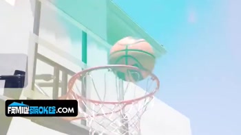 Stepdaughter Gal Seduces Coach Stepdad During Basketball Training