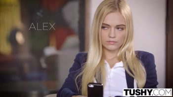TUSHY - First Anal For Beautiful Blonde Alex Grey