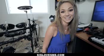 Athena Faris Teases Stepbro Alex Grey's Big Cock in POV