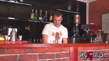 MyTinyWish - Nymph has anal sex with hot barman