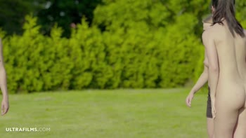 ULTRAFILMS Football girl team play undressing with the coach & give him the best fuck in his life