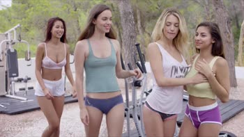 Sultry Czech Lesbians Unwind: Paula Shy, Tali Dova & Friends