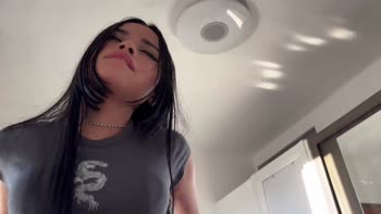 Mesukosei_69's Stepsister Seduction: Big Ass Brunette POV Creampie