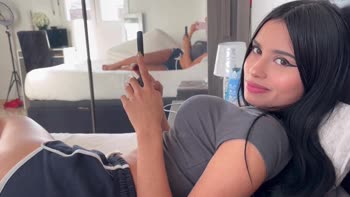 Mesukosei_69's Stepsister Seduction: Big Ass Brunette POV Creampie