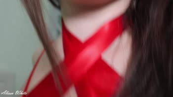 AlissaWhite1's Red Hot Cuffs Seduction