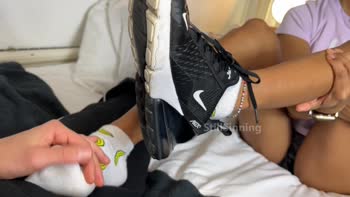 StillSinning - Sinning's Sensual Socksjob: Cum-Filled Foot Delight