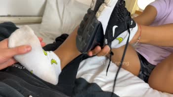 StillSinning - Sinning's Sensual Socksjob: Cum-Filled Foot Delight