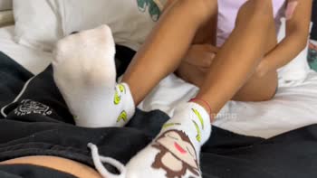 StillSinning - Sinning's Sensual Socksjob: Cum-Filled Foot Delight