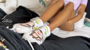 StillSinning - Sinning's Sensual Socksjob: Cum-Filled Foot Delight