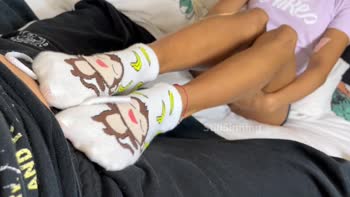 StillSinning - Sinning's Sensual Socksjob: Cum-Filled Foot Delight