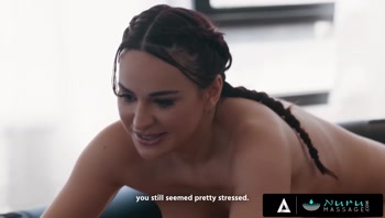 NURU MASSAGE - Busty Aviana Violet Is Happy To Fuck With This Heart Surgeon For Free!