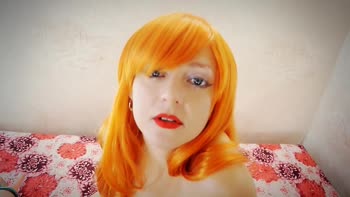 KiraFri's Teenage Redhead Delivers Sizzling POV Blowjob