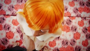KiraFri's Teenage Redhead Delivers Sizzling POV Blowjob